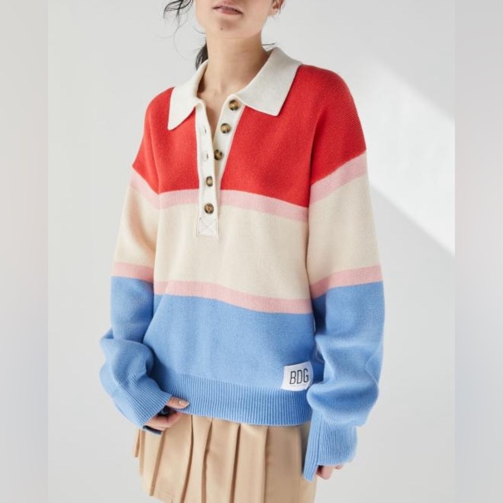 NWT BDG Urban Outfitters Polo Sweater